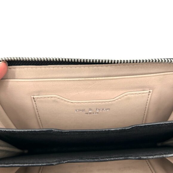 RAG & BONE Crosby Continental Wallet Fawn Python Leather Snake Print Wallet - Picture 7 of 9